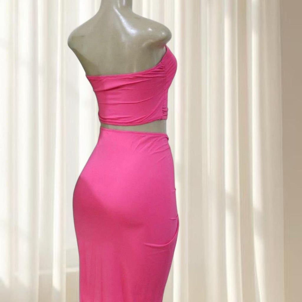 Hot Pink Two-Piece Set