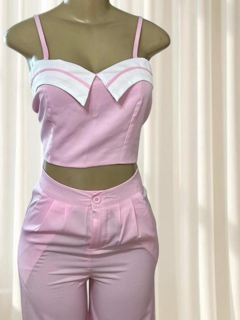 Blush Pink Two-Piece Set