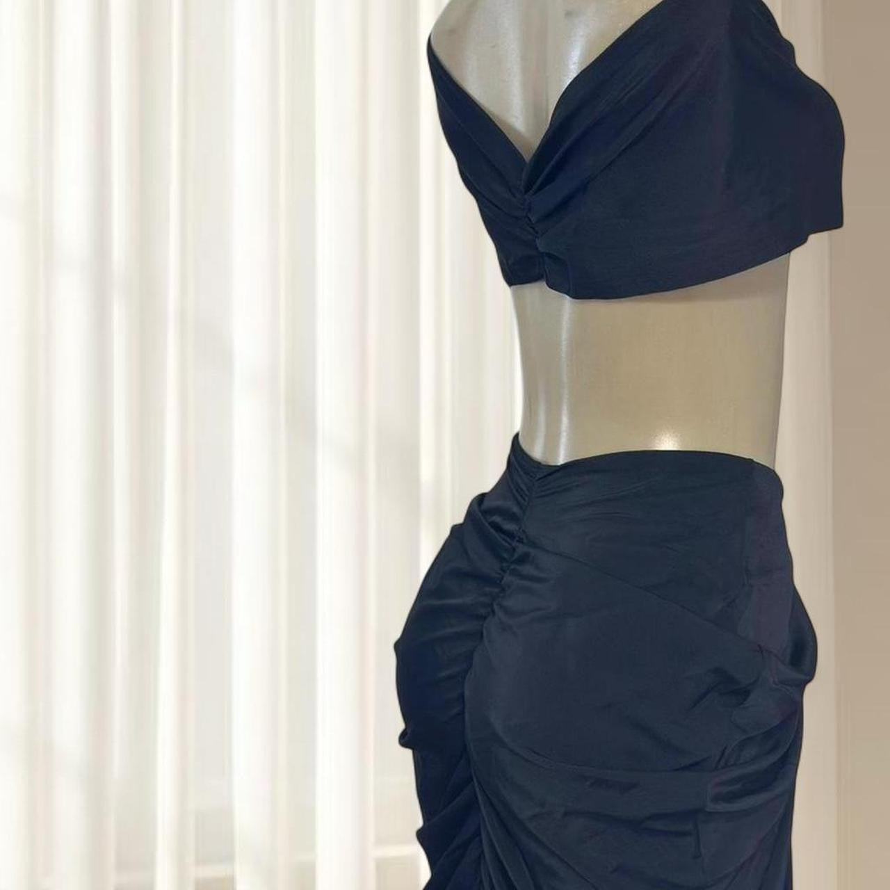 Elegant Two-Piece Black Set
