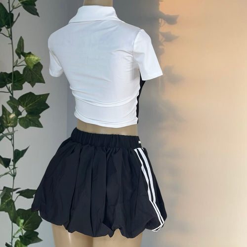 Black & White Two-Piece Set