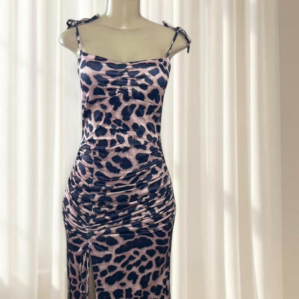 Leopard Print Maxi Dress