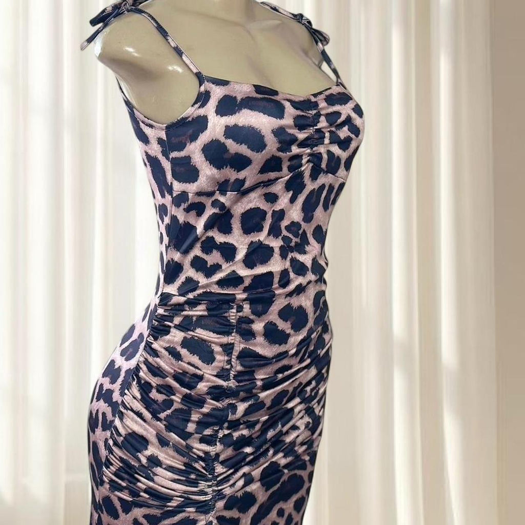 Leopard Print Maxi Dress