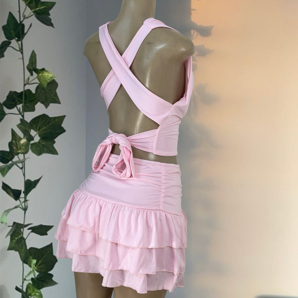 Baby Pink Two-Piece Set