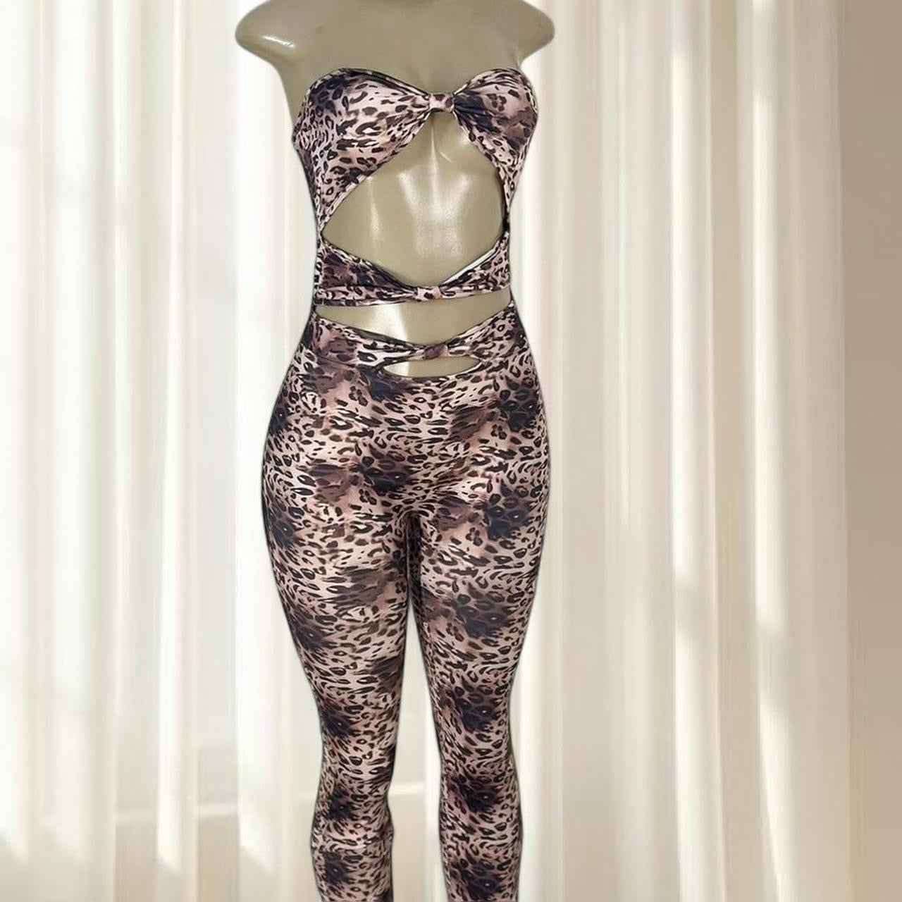 Leopard Print Jumpsuit