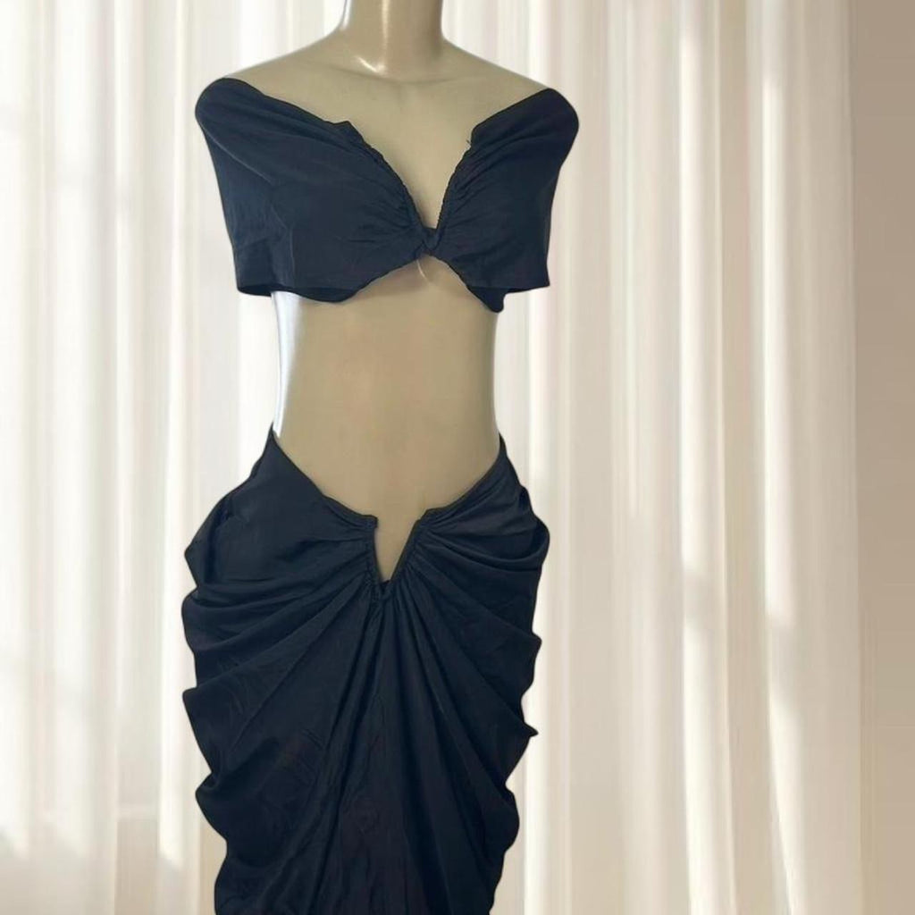 Elegant Two-Piece Black Set