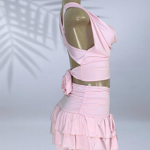 Baby Pink Two-Piece Set