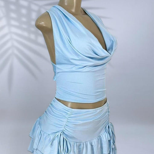 Baby Blue Two-Piece Set