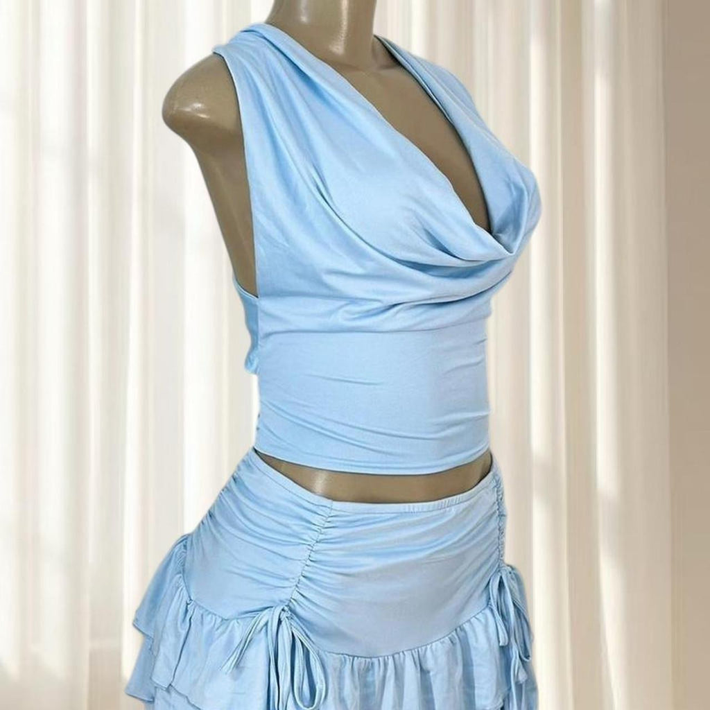 Baby Blue Two-Piece Set