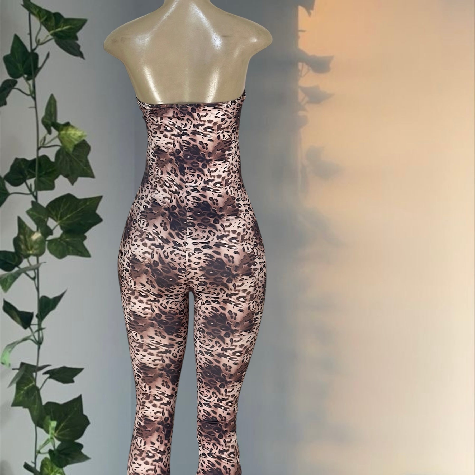 Leopard Print Jumpsuit