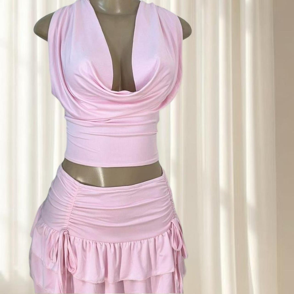 Baby Pink Two-Piece Set