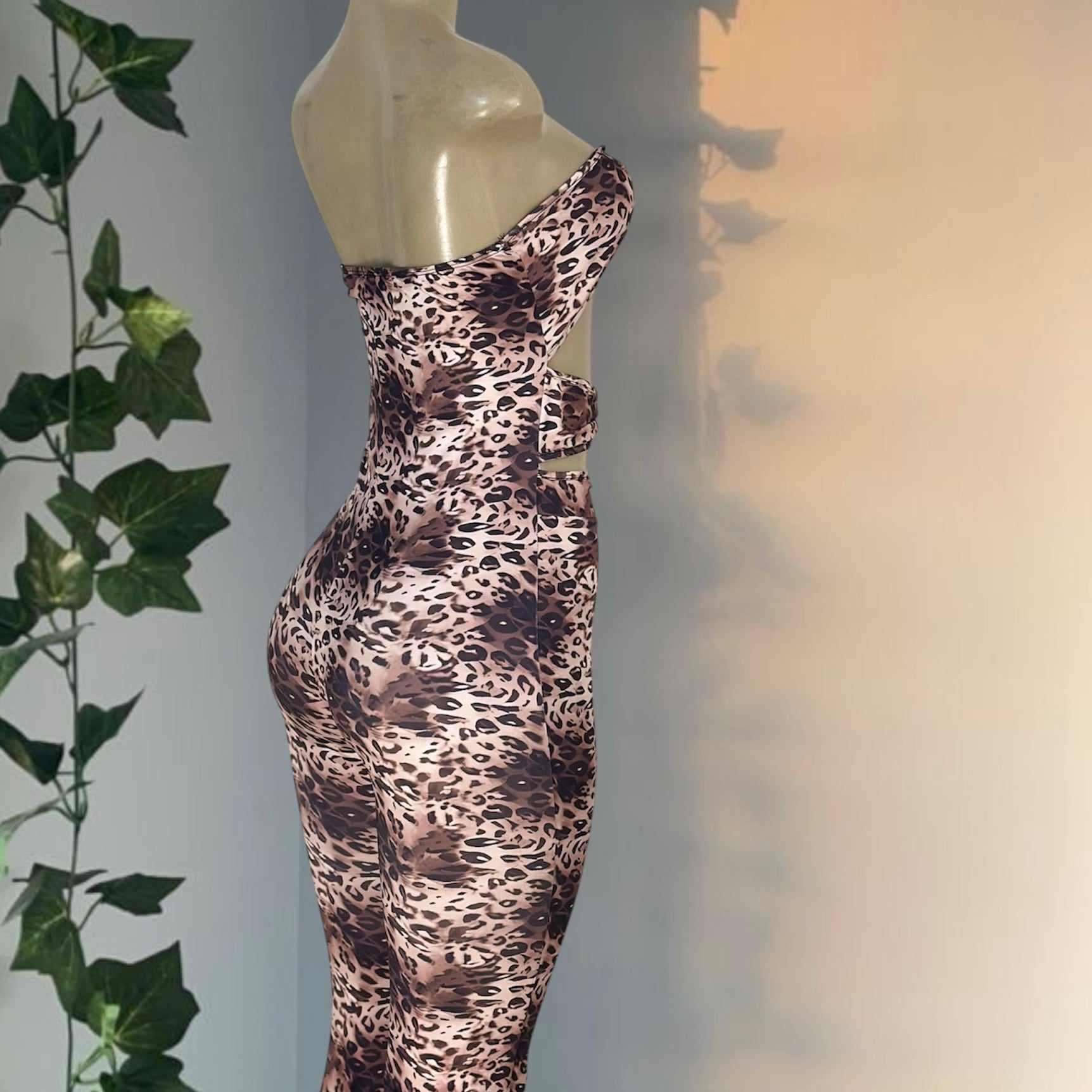 Leopard Print Jumpsuit