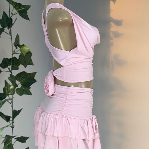 Baby Pink Two-Piece Set