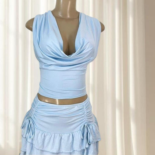 Baby Blue Two-Piece Set