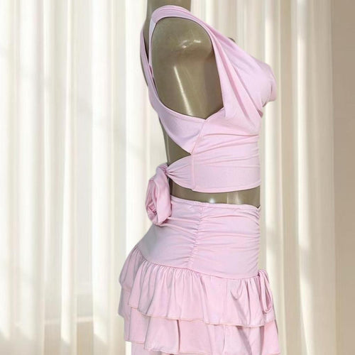 Baby Pink Two-Piece Set