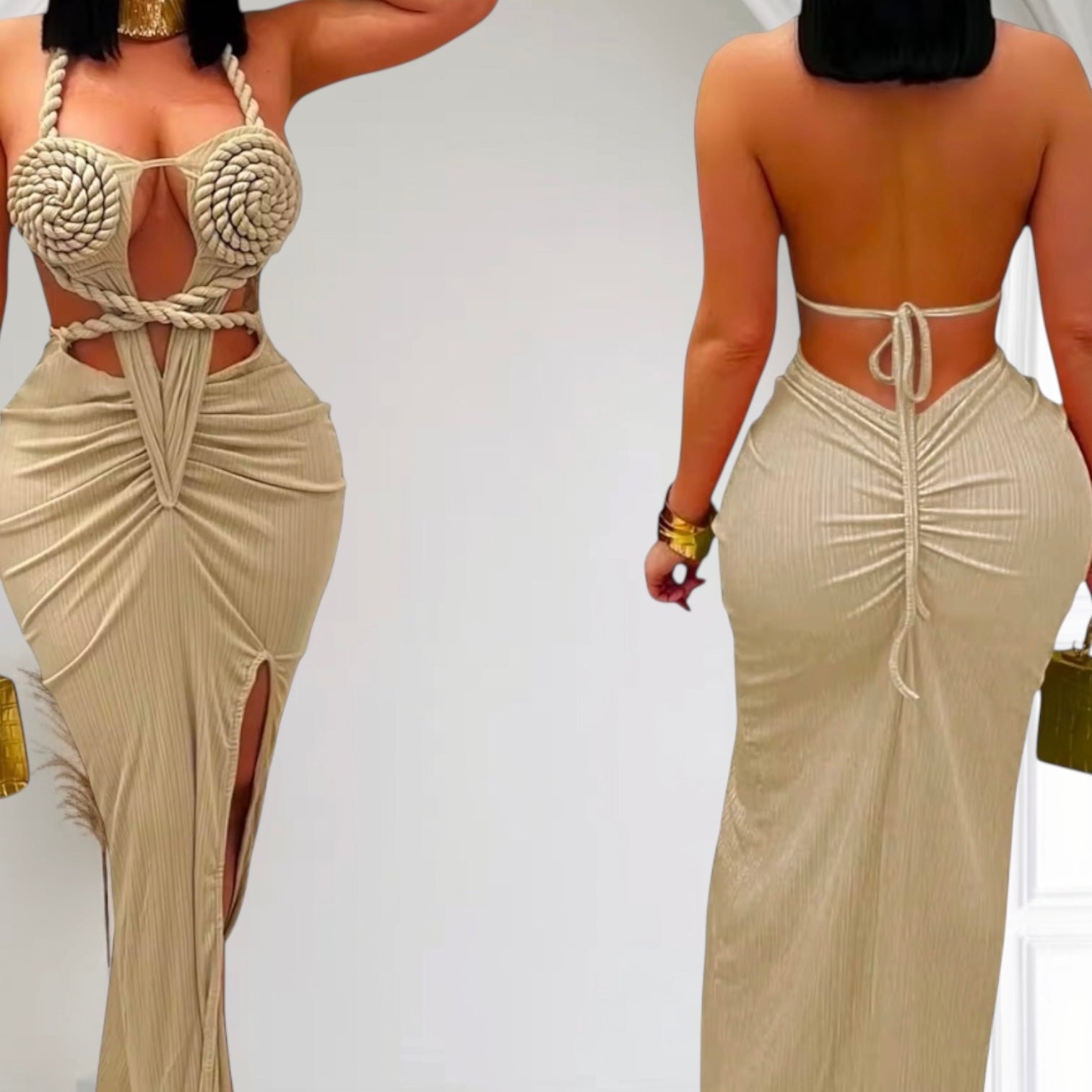 Ruched Maxi Dress