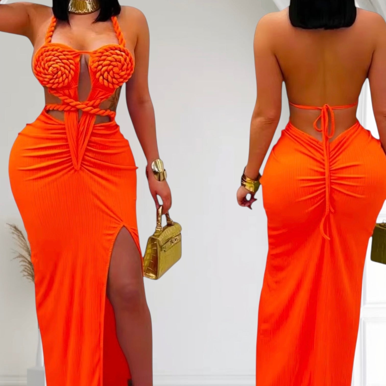 Ruched Maxi Dress
